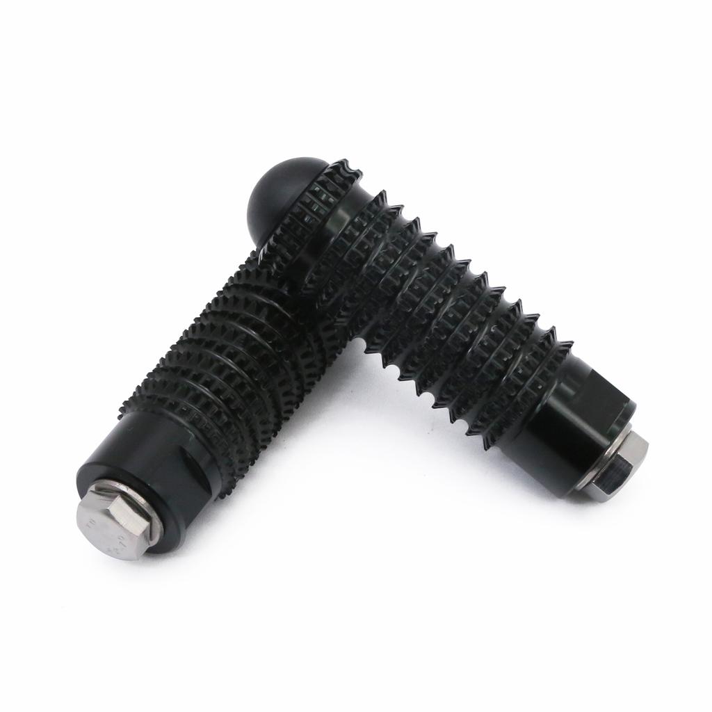 8MM Universal CNC Motorcycle Rearset Footrests Knurling Footpeg Foot Pegs Pedal For Yamaha YZF R25 R3 MT-25 2015 - 2023