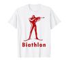Biathlon Ski Ski Winter Sports Cross Country Ski Rope T-Shirt