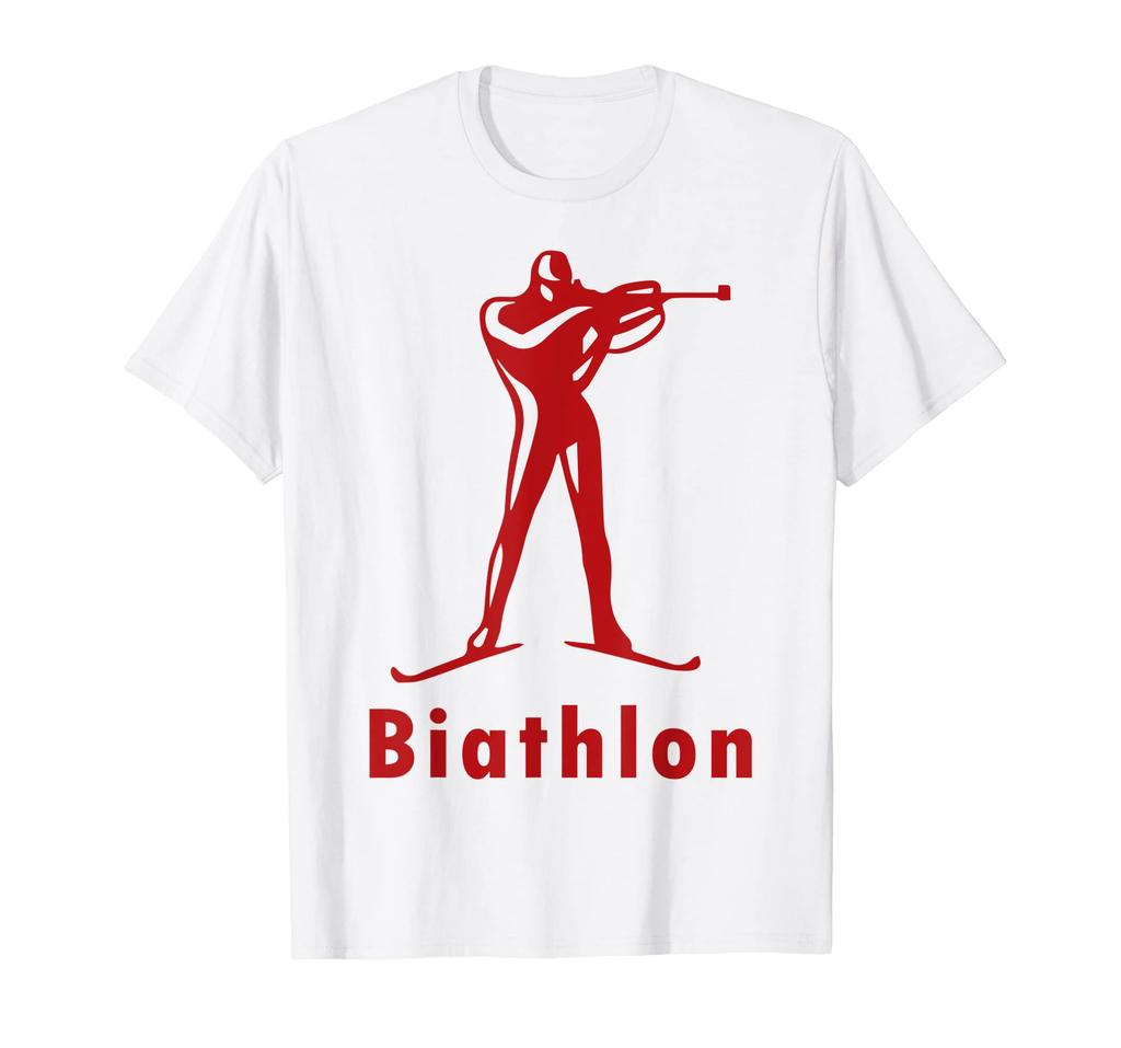 Biathlon Ski Ski Winter Sports Cross Country Ski Rope T-Shirt