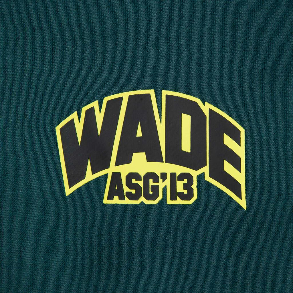 Li Ning Wow Wade Series Devil Fish Fleece Warm Loose Skin-Friendly Soft Comfortable Letter Print Hoodie Men hoodies Dark-Reef-Green AWDV887-4