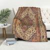 Bohemian Pattern Digital-printed Polyester Bedroom Velvet Flannel Cover Blanket Fleece Soft Sofa Cover Blankets for Beds