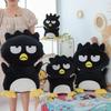 Cartoon Cool Black Penguin Plush Toy With Ultra Soft Short Fur For Kids And Teens
