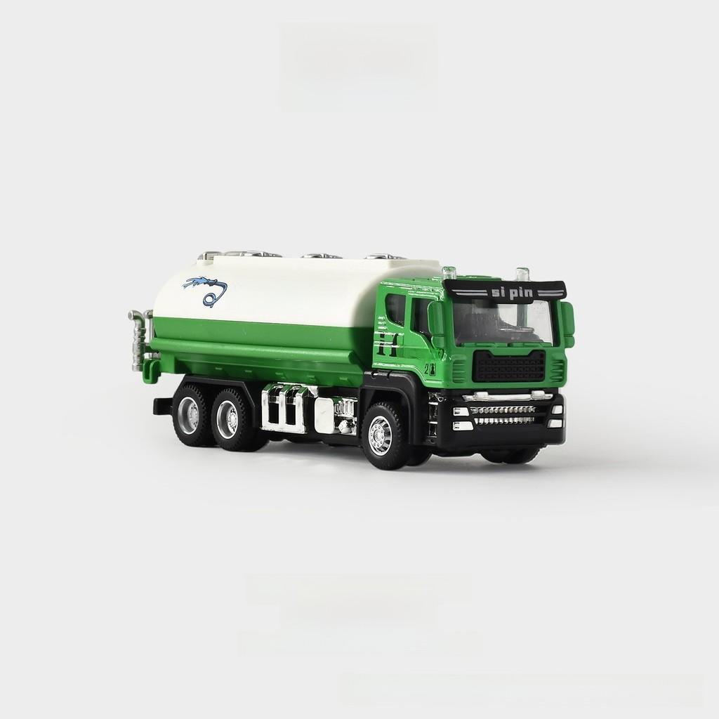 Alloy Waste Disposal Truck Inertia Engineering Vehicle For Kids Educational Play