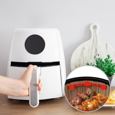 Boucle en silicone pour friteuse à air, pour papier sulfurisé, verrouillage fixe, doublures résistantes à la chaleur, clips, support magnétique pour doublure de friteuse à air, empêche les brûlures, cuisson en cuisine