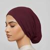 Turbante de Cor Sólida Estilo Étnico Faixa Elástica Lenço de Cabeça Para Mulheres Meninas Chapéu Gorro Moda Lenço de Cabeça Acessórios de Cabelo Moda