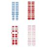 Convenient and Stylish Christmas Gel Nail Stickers Full Wraps for Busy Users