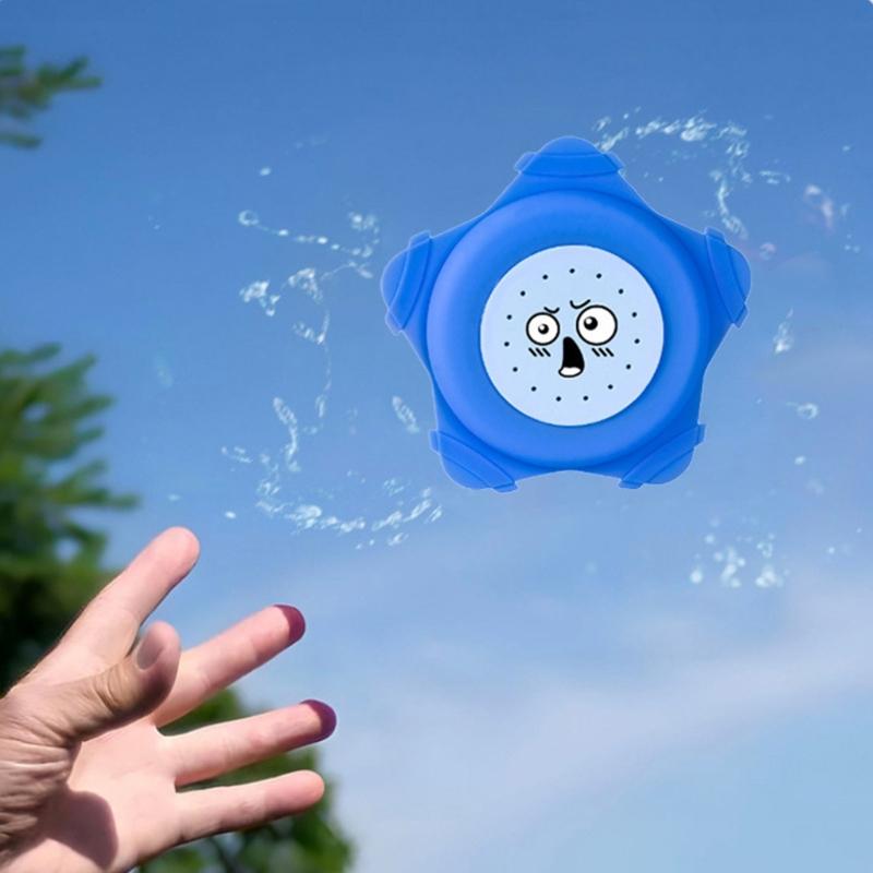 Flexible Squeeze Throwing Flying Disc Outdoor Water Toy For Family Fun Safe Silicone Material Kids Beach Activity