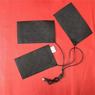 5V 3 in 1 Kohlefaser-Heizstück Elektrische Heizweste Heizkleidung USB-Heizstück ohne Klettverschluss Winterheizung