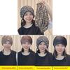 Floral Print Doublesided Fabric Hat With Wrap Strap For Autumn Winter Comfort