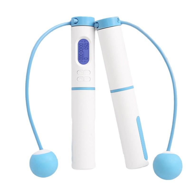Intelligent Counting Steel Wire Skipping Rope Multifunctional Cordless Jumping Rope Professional Fitness Equipment