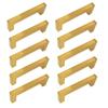 10 X Classic Furniture Handle 96 Mm Gold