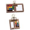 8/15 Grids Travel Paint Set Portable Sketchbook Palette Watercolor Palette Set Travel Paint Tray Box Palette Box