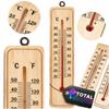 Thermometer Outdoor Indoor Room Wooden Window Wall Hanging