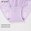 Mybody Women's Lace Bow Low Waist Briefs