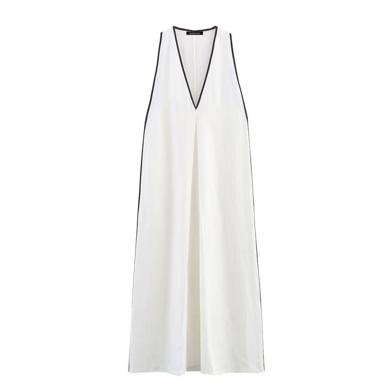 

Kaslead New Arrival Women s Clothing Fashion Style Fashion Minimalist Casual Blended Dress 3336586 White L