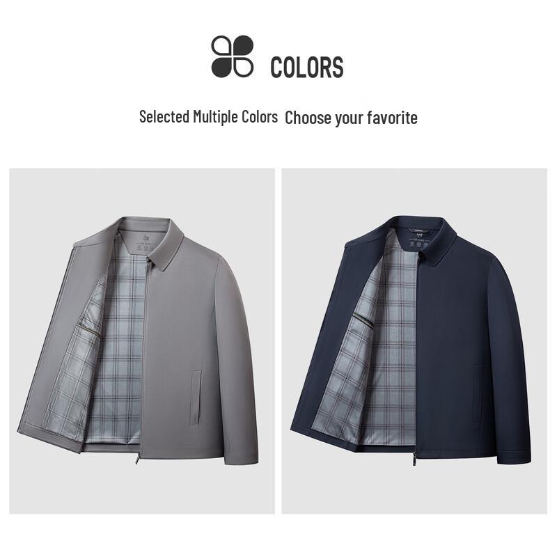 MONTAGUT Men's Windproof Water-repellent Lapel Jacket