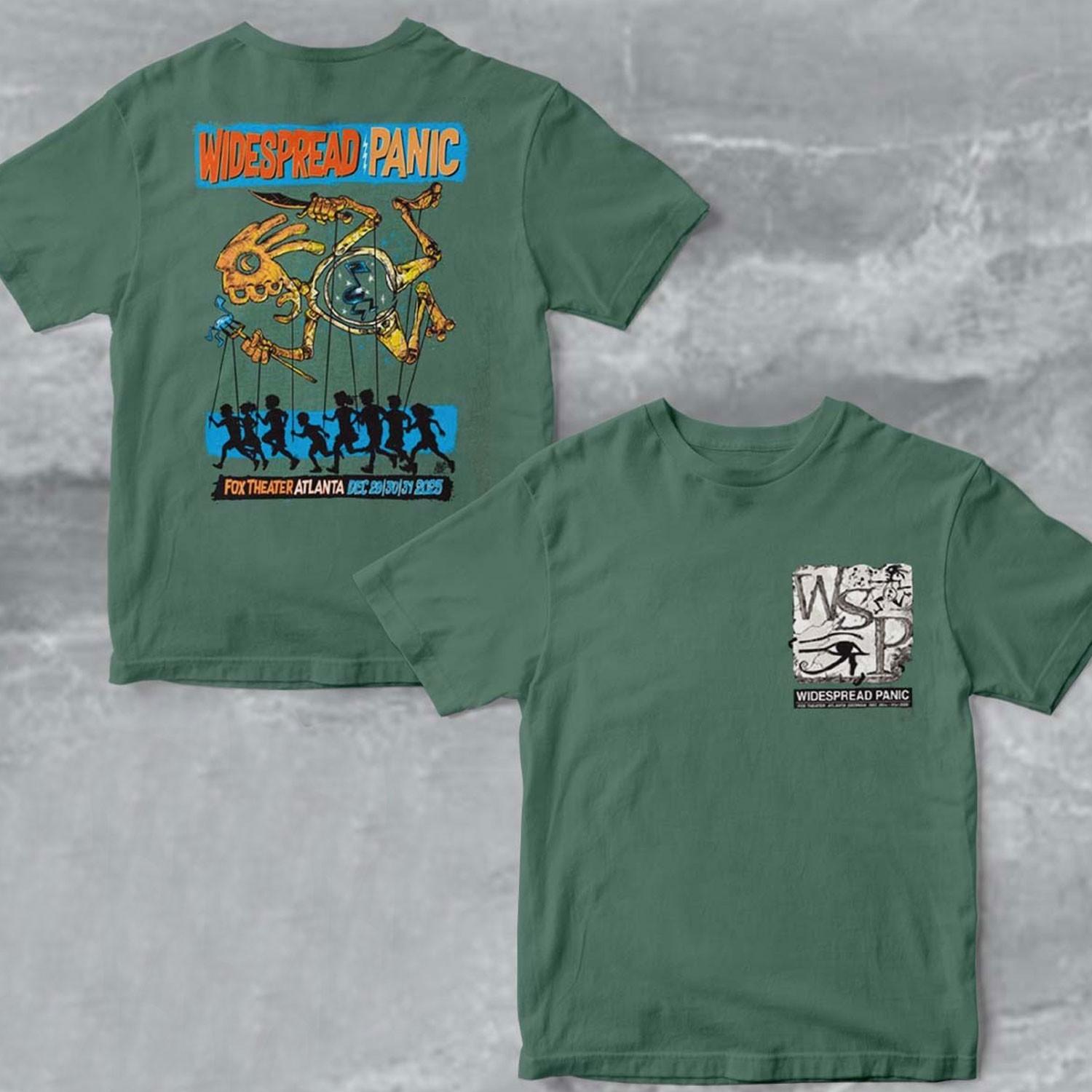 Widespread Panic New Years Eve 2025 Merch Note Eater Balloon Event Shirt XL