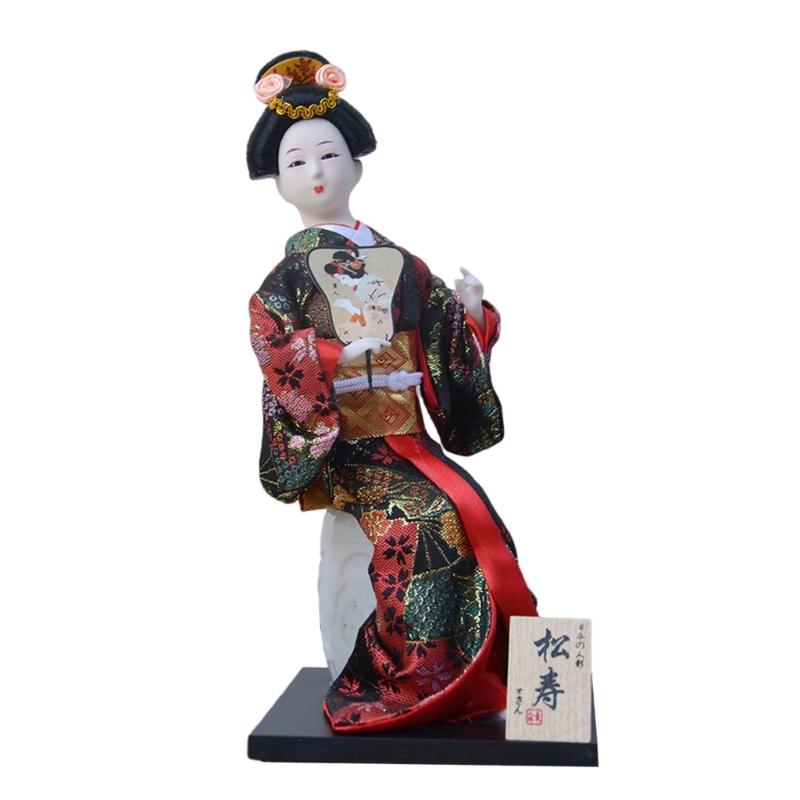 12Inch Handmade Kimono Dolls Ornamentation Ideal For Japanese Cuisines Restaurants And Home Room Authentics Decors