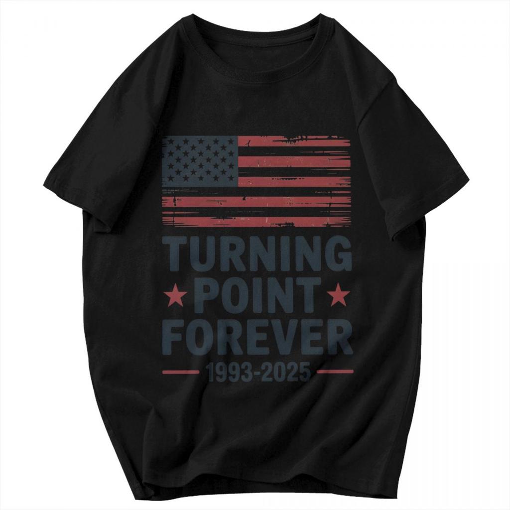 Men T Shirt Turning Point USA Vintage Gifts Y2K Graphic Anime Unisex Clothes T Shirts