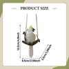 Collectible Garden Bird Statue Parrot Figurine for Home and Yard Decor