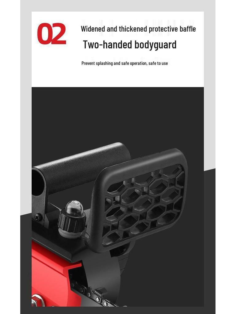 Imported High-Power Cordless Electric Chainsaw - Multifunctional, Ideal for Sawing, Cutting, and Felling Trees, Perfect for Household and Outdoor Use.
