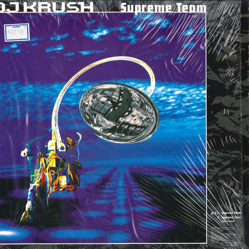 12inch Record DJ KRUSH  Supreme Team  Alepheuo Truthspeak W71095 RED INK 2003 US Japanese Club Dance Used