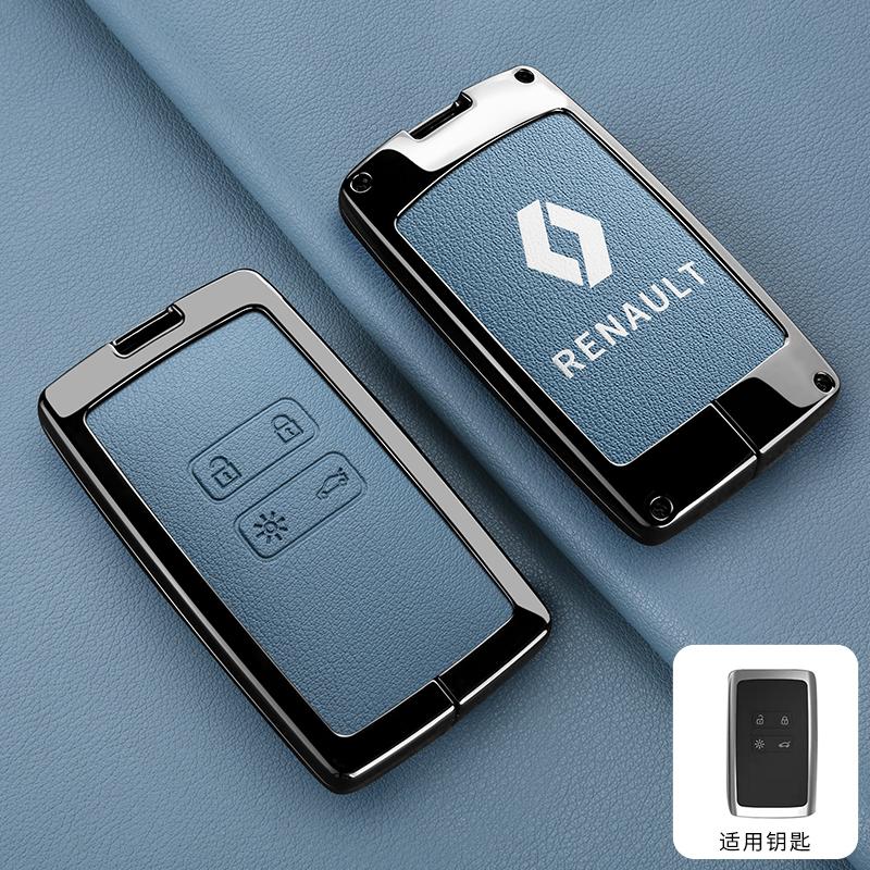 Hub Caps New Leather Car Remote Key Case Cover For Renault Koleos Captur Kadjar Megane Clio Talisman Scenic Arkana Zoe For Dacia