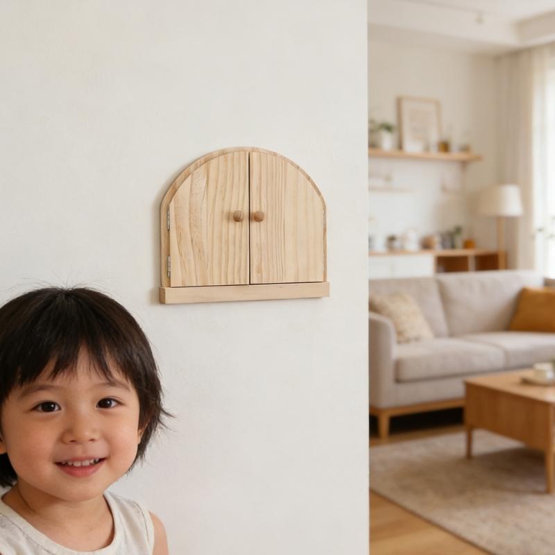 Copri Interruttori Moda Meccanismo di Sicurezza Si Fonde con la Decorazione Legno Naturale Durabilità e Facile Installazione