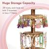 Multi-layer Desktop Storage Rack 43*17.5cm Rotatable Jewelry Organizer  Home Dresser Storage