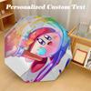 Windproof Folding Umbrella, 8‑Rib Auto Open Close Kirby Umbrella for Rain Sun Protection