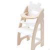 Dollhouse High Chair 1/12 Scale Adorable Realistic Doll House Accessories Furniture Model for