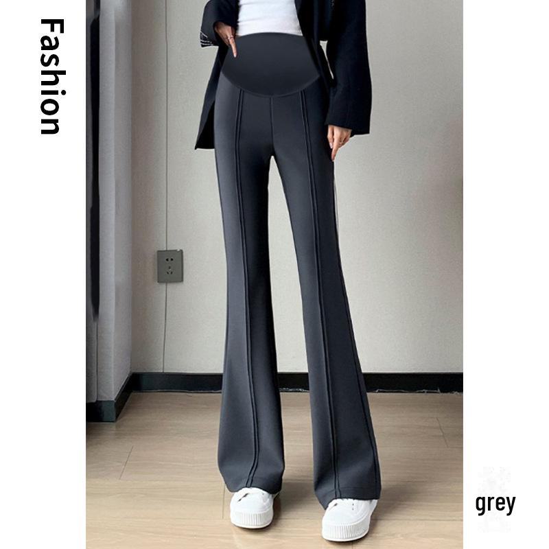 

Стильные расклешенные брюки для беременных: Облегающие, высокие и удобные весенние брюки с разрезами 2XL серый