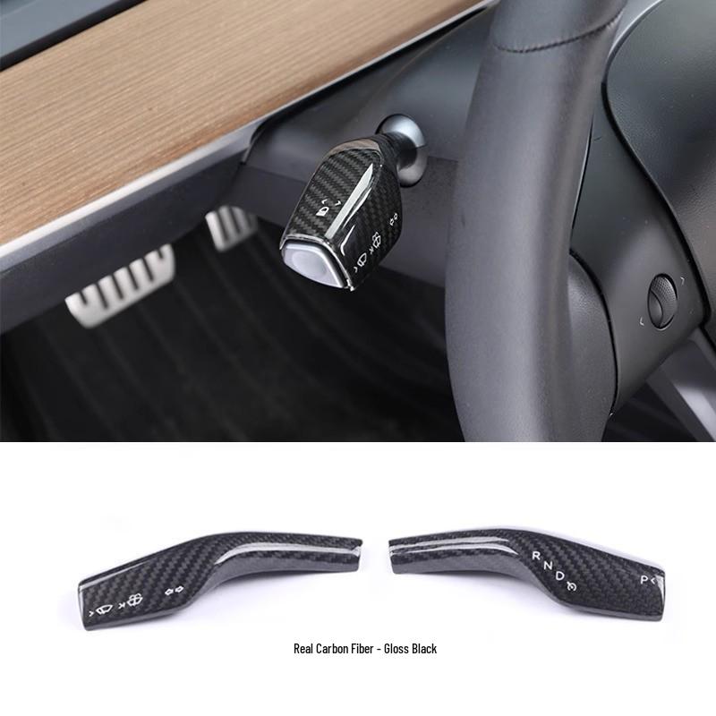 Tesla Model 3/Y Carbon Fiber Column Shifter Sticker