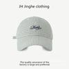 Spring/Summer Baseball Cap - Plaid, Embroidered Letters, Korean Retro Style, Casual Outdoor Sunshade Hat