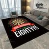 3D Dart Target Printed Carpet Non -slip Carpet Yoga Mat Door Mat Photography Props Kitchen Mat Area Rug Birthday Gift