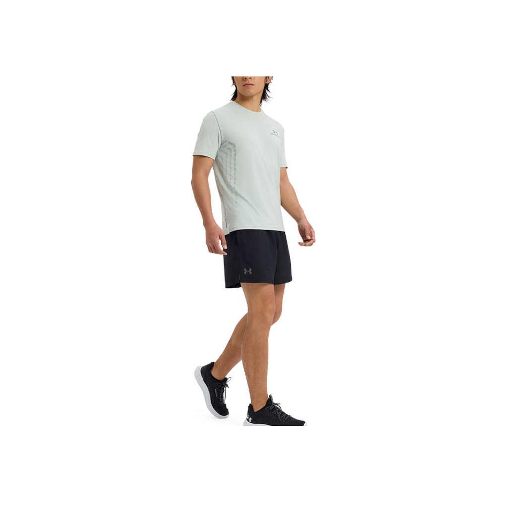 Under Armour Vanish Energy Logo Athletic Bequem Modisch Atmungsaktiv Kurzarm T-Shirt Herren Oberteile Wasserstoff-Grün 1389136-377