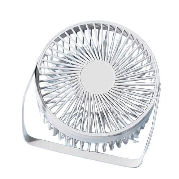 Ultra-Quiet Mini Desktop Fan: Portable Silent Electric Fan for Student Dorms, Bedside, or Office Use