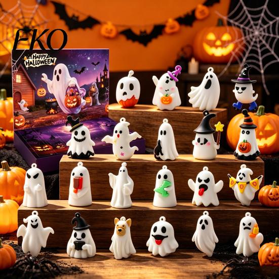 Halloween Surprise Calendar Advent 2026, 24 Day Countdown Box with Figures, Gift Spooky Holiday for Kids, Party Decor & Daily Fun For
