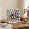 60 Slots Rotating Bobbin Thread Organizer DIY Sewing 3D Printed Sewing Thread Spool Holder Hand Crank Handmade Sewing Spool Rack