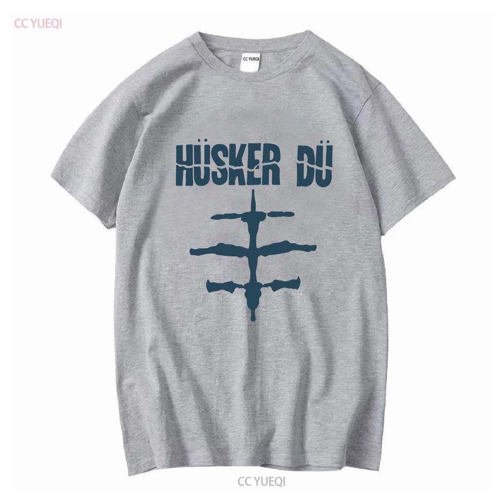 Husker Du Inkblot Logo Metal Circus T Shirt Indie Punk Rock 80s Alternative Everything Falls Apart Long or Short Sleeves