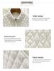 Nanyou Women's Diamond Pattern Wool Stand Collar Zipper Vest - Stylish & Versatile for Autumn/Winter Layering