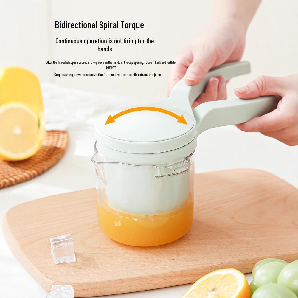 Manual Citrus & Vegetable Juicer with Spiral Extrusion and Separator