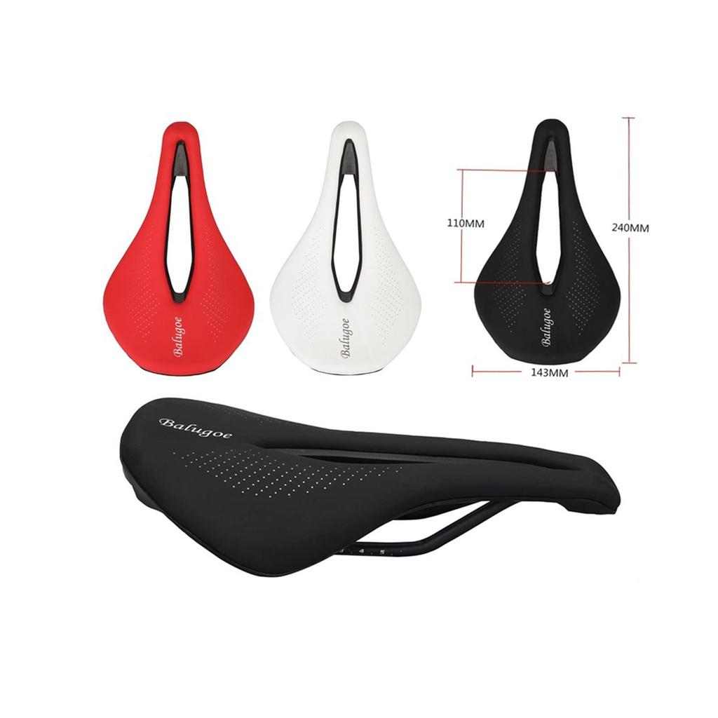 GZQIRUN Bicycle Seat Saddle MTB Road Bike Saddle Mountain Bike Racing Saddle PU Breathable Soft Seat Cushion Professional