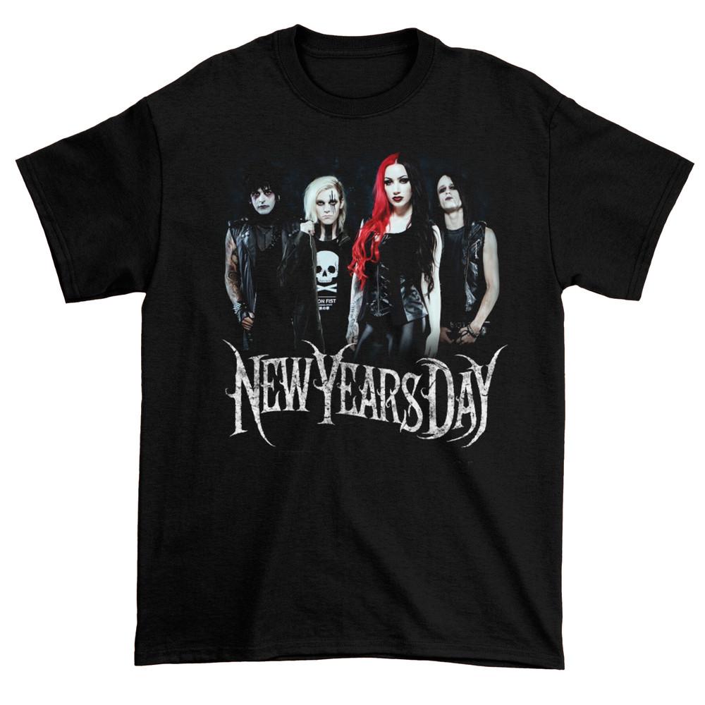 

Rare New Years Day SHirt New Years Day Gift Fanns Black S-234XL Shirt C188 Unisex T-Shirt 5XL різнокольоровий