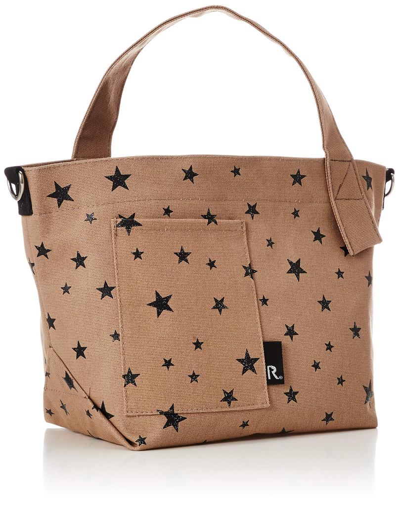 Geantă Tote de Umăr din Pânză 1956 Bej [Rootote] Hidrofugă LT.Deli.Star-A Femei