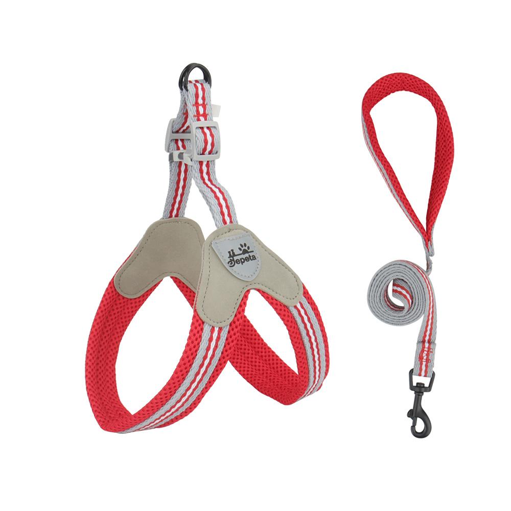 Vest Style Dog Harness Leash Set Chest Strap Leashes Pet Harness for Small Medium Dogs