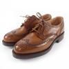 Pristine CROCKETT&JONES Leather Shoes Ashford Wingtip Full Brogue Brown Women 50 Used