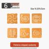 Cartoon Wooden Heat-Resistant Non-Slip Coaster and Placemat for Kitchenware