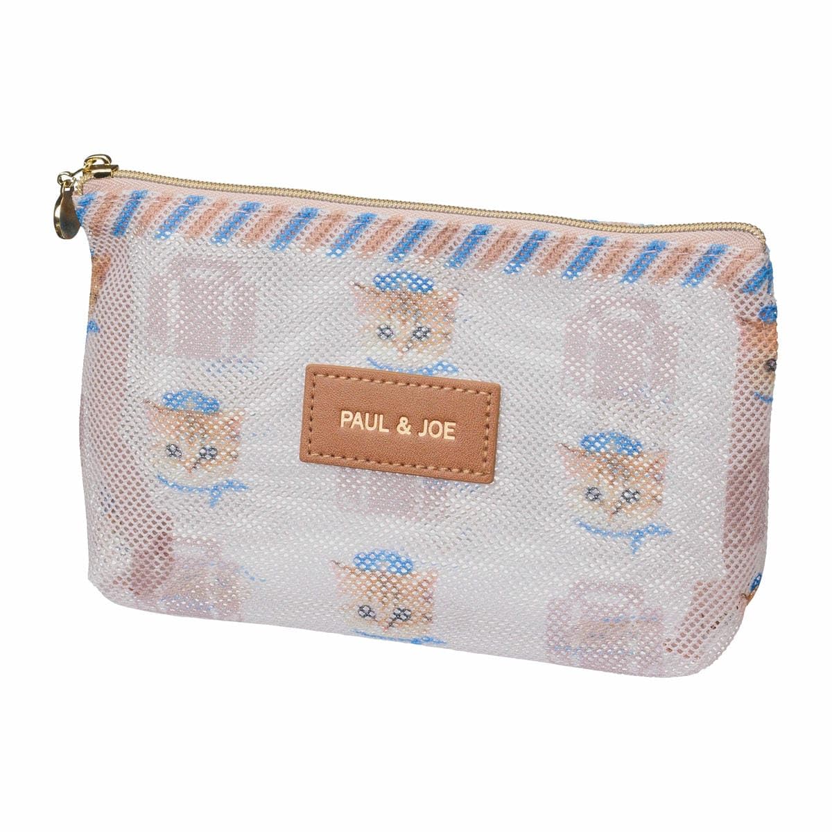 Paul Joe Print Mesh Marks Nunette Travel & Pouch, PAJ-PO21-BE
