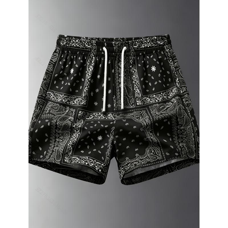 Men's casual sports shorts, men's style shorts, drawstring waist